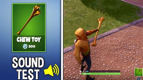 New Chew Toy Pickaxe Gameplay In Fortnite Youtube