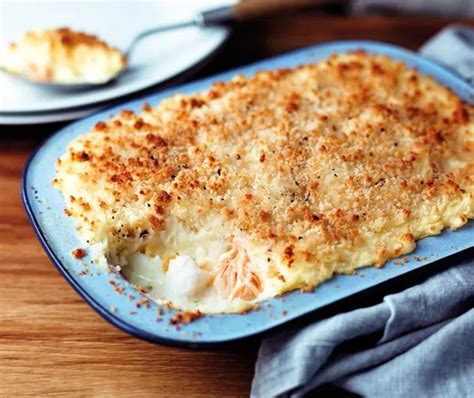Fish Pie With A Cheesy Gluten Free Crumble Topping Recipe Genius Au