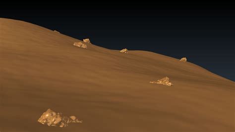 Mars Landscape 3d Model Cgtrader