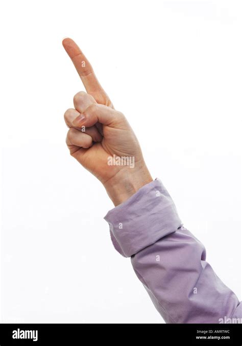 Single Hand In Air Pointing Hi Res Stock Photography And Images Alamy