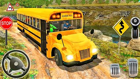 Offroad High School Bus Driver Simulator Bus Driving Simulator 3d
