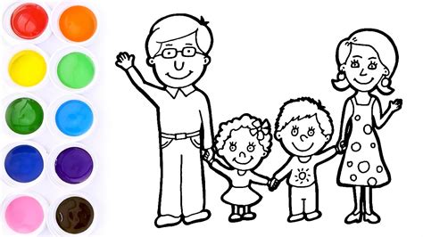 Como Dibujar Una Familia Facil Y Rapido Easy Drawings Dibujos