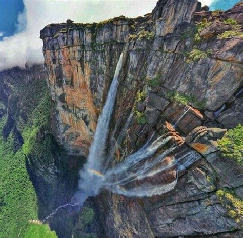 Pin By Rob On Travel Wants Waterfall Nature Angel Falls Venezuela