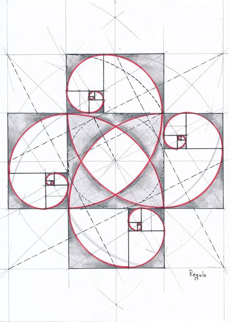 Fractal Fibonacci Goldenratio Mathart Regolo54 Symmetry Geometry