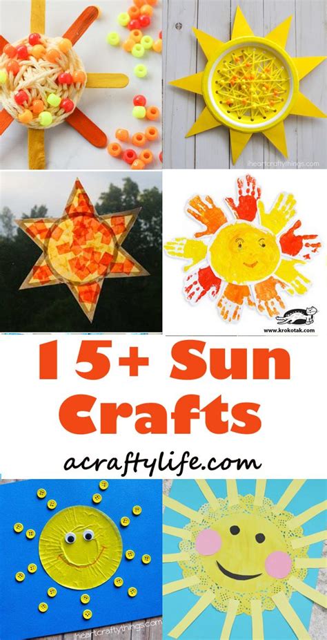 23 Sun Crafts For Kids Sunny Bright Craft Projects Sun Crafts