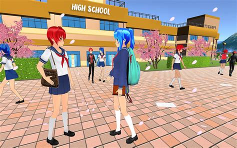 Anime High School Simulator Yandere Girl Games 3d Apk Pour Android