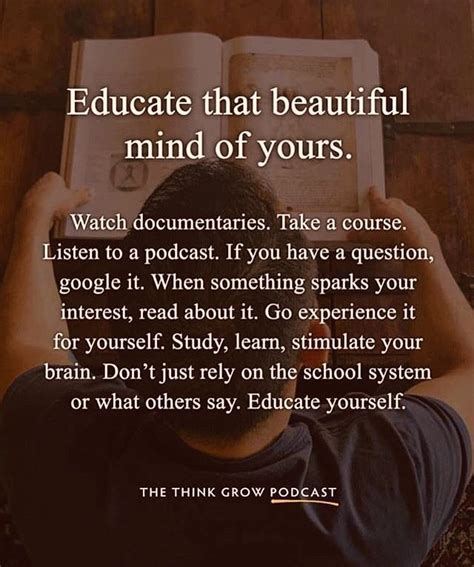 Educate Yourself Study Motivation Quotes Study Quotes Inspirational
