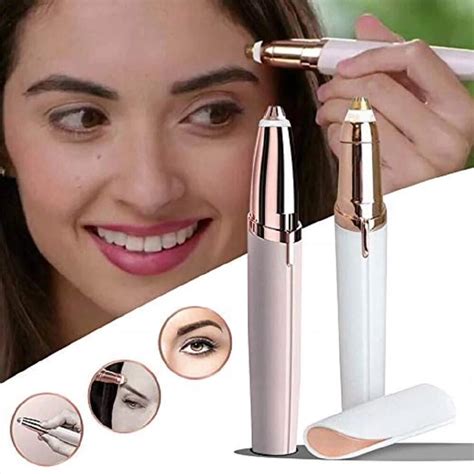 flawless brows with 18k gold plated eyebrow hair removal shebrands