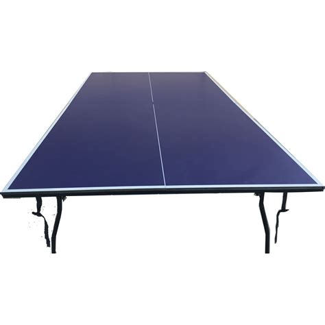 However, any area smaller than the recommended size of 8.5m x 4m (28 feet x 13 feet) will mean that you'll be restricted in either the type of strokes you can use and/or your style of play. Full Size Table Tennis Table | BIG W