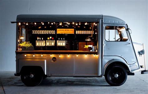 Foodtruck van vintage Citroën Food Trucks Food Truck Business Food