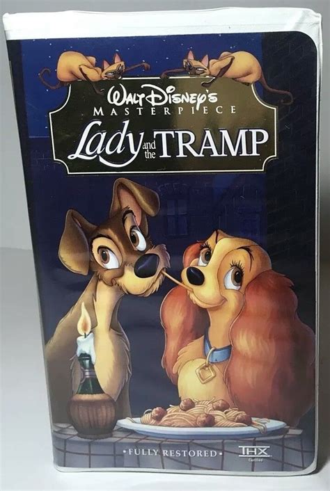 Lady And The Tramp Sealed Vhs Masterpiece Video Tape Walt Disney Film