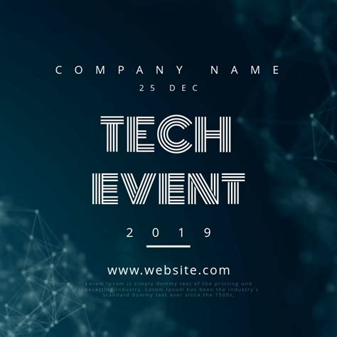 Copy Of Tech Event Motion Poster Postermywall