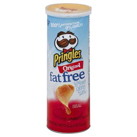 Pringles Fat Free Original Potato Crisps 543 Oz