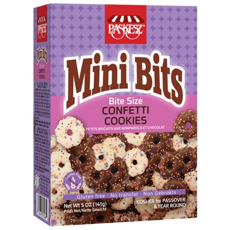 Paskesz Mini Bits Confetti Cookies Kp Koshco Superstore
