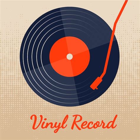 Premium Vector Vinyl Record Music Vector With Classic Graphic Design