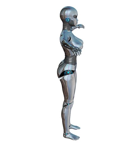 Free Illustration Girl Woman Side Robot Cyborg Free Image On