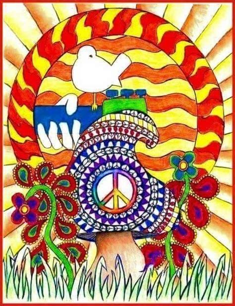 hippie peace freaks ☮️ peace sign art hippie peace peace sign drawing