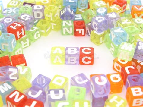 Colourful Abc Alphabet Blocks Stock Image Image Of Kindergarten