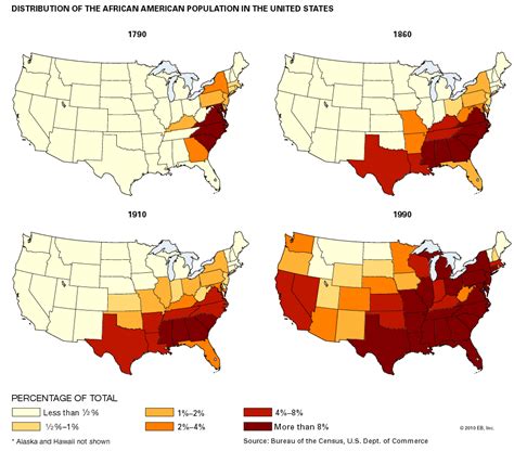 Population of us is 4.4% of total world half of us population lives in coastal areas. U.S. population: African Americans - Students | Britannica ...