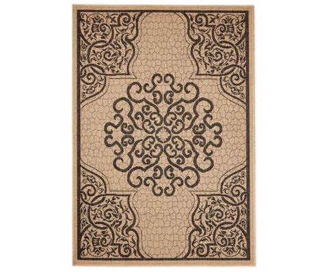 Find great deals on outdoor patio rugs at kohl's today! Wilson & Fisher Black & Tan Vitreous Patio Rugs at Big ...