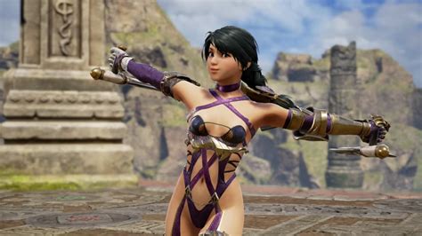 Talim Soul Calibur Soulcalibur Soulcalibur Vi 3d Armpits Black Hair Breasts Cleavage