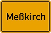 Ortsschild Meßkirch kostenlos: Download & Drucken
