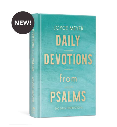 Daily Devotions From Psalms Joyce Meyer Ministries