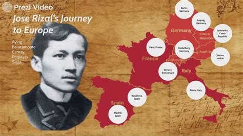 Tracing Jose Rizal S Journey To Europe By Kent Michael Siega On Prezi Video