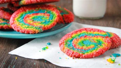You'd need to walk 45 minutes to burn 160 calories. Rainbow Swirl Sugar Cookies recipe from Pillsbury.com