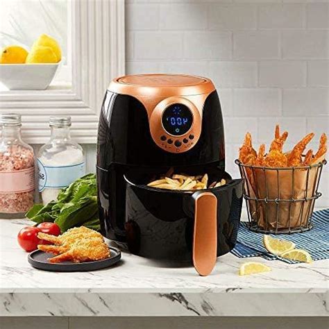 Enjoy your favorite flavorful foods, while reducing your fat intake. Copper chef airfryer 2qt - Digital SMART Airfryer