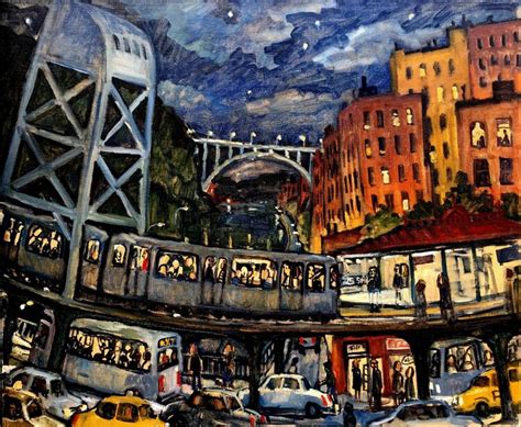Uptown Fantasy New York Nocturne By Thor Wickstrom 2019 Painting