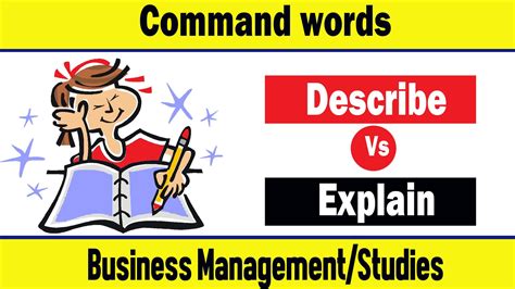 What Are The Differences Between The Two Command Words ‘describe And