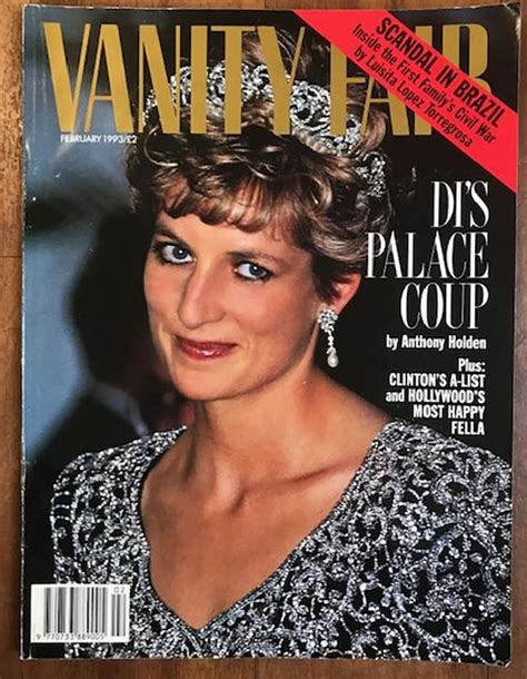 Vanity Fair Feb 1993 Uk British Original Vintage Fashion Etsy Uk