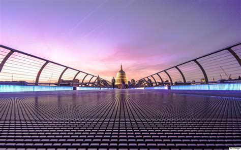 Millennium Bridge London 4k Wallpaper Download