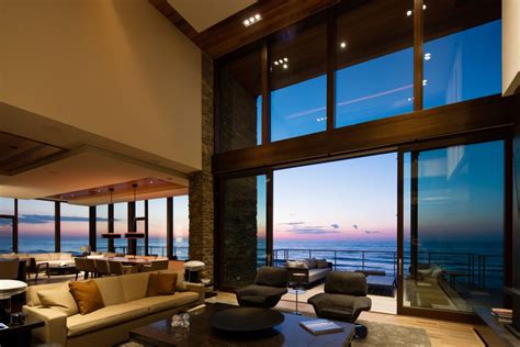 Lucid Architecture Modern Beach House Living Room Lucid Architecture