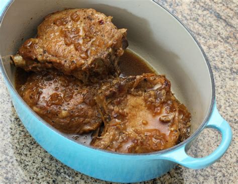 Simple Braised Pork Chops With A Tangy Sweet Tart Sauce Recipe