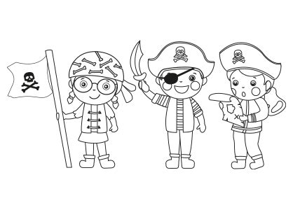 Total imagen dibujos de piratas faciles para niños Thptletrongtan edu vn