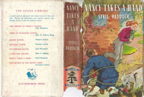 Nancy Takes A Hand By Sybil Haddock Near Fine Hard Cover 1952