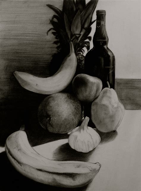 Charcoal Still Life Charcoal Drawings Charcoal Art Graphite Drawings