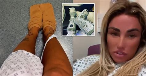 Katie Price Shares Update On Broken Feet As She Undergoes Another Procedure To Help With The