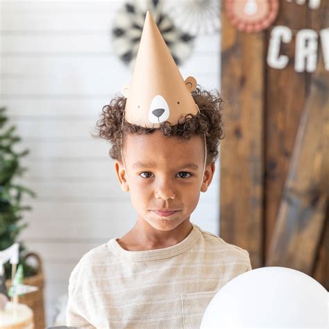 Adventure Bear Party Hats X Eight By Little Big Party Co