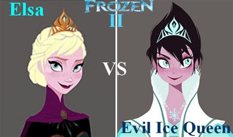 Elsa Vs Evil Ice Queen Frozen 2 Fan Art 36686954 Fanpop