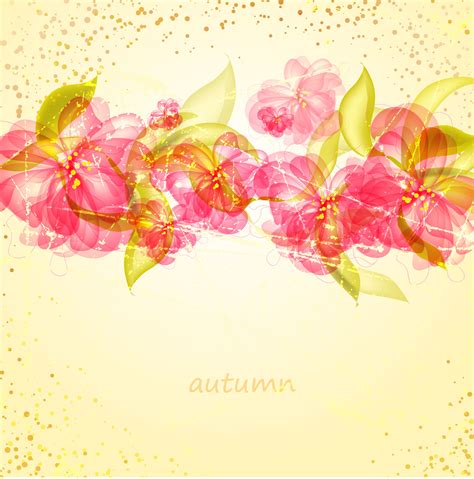 Free Download Vector Colorful Flowers Background 01 Vector 020513