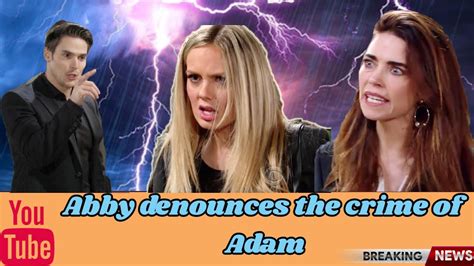 The Young And The Restless Spoilers 2020 Abby Provides Evidence Of Adams Murder To Victoria