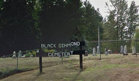 Haunted Washington Legend Of Black Diamond Cemetery