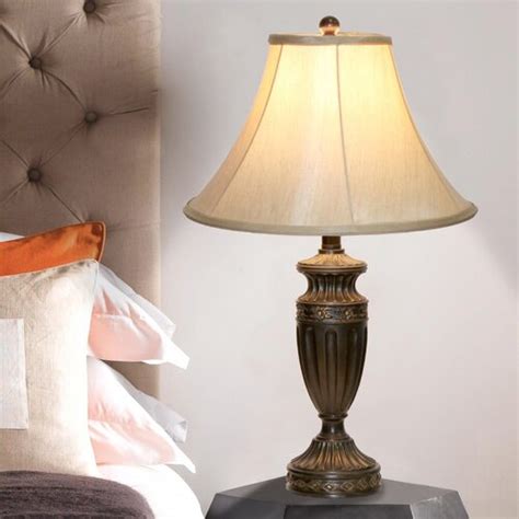 Hazelwood Home LMP Urn Shaped 24 5 H Table Lamp With Bell Shade