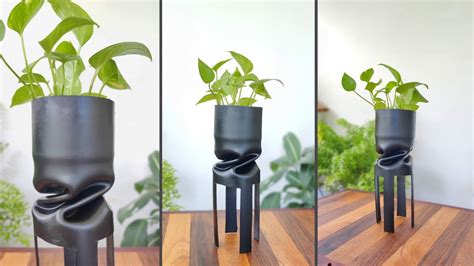 How To Make Easy Indoor Pot Using Pvc Pipe Diy Planters Diy Indoor