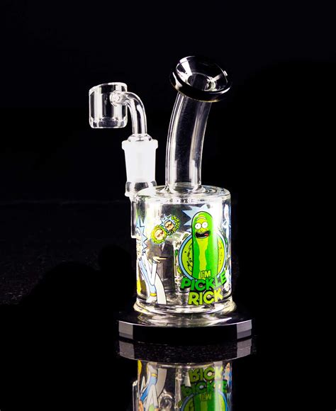 Rick And Morty Dab Rig With Chunky Base 6 Stoners Rotation