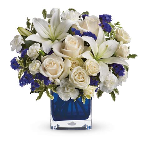 Telefloras Sapphire Skies Bouquet In Suffield Ct Vine And Ivy Floral