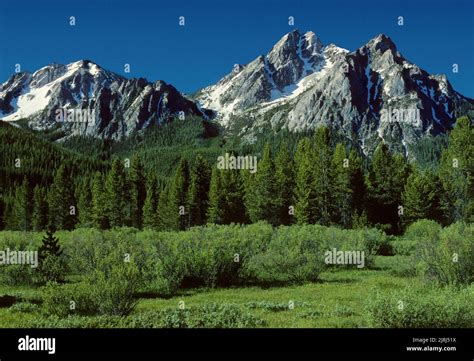 Mcgown Peak Sawtooth National Forest Idaho Usa Stock Photo Alamy